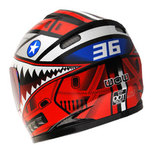 WOW Motorcycle Full Face Helmet Street Bike BMX MX Youth Kids Shark: HKY-B15