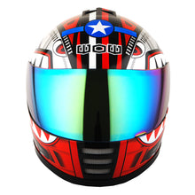 WOW Youth Kids Motorcycle Full Face Helmet Street Bike BMX MX + Skeleton Glove Bundle: HKY-B15