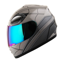 WOW Youth Motorcycle Full Face Helmet Street Bike BMX MX  Kids Shark + MX Skeleton Glove Bundle: HKY-B15