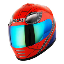 WOW Youth Motorcycle Full Face Helmet Street Bike BMX MX  Kids Shark + MX Skeleton Glove Bundle: HKY-B15