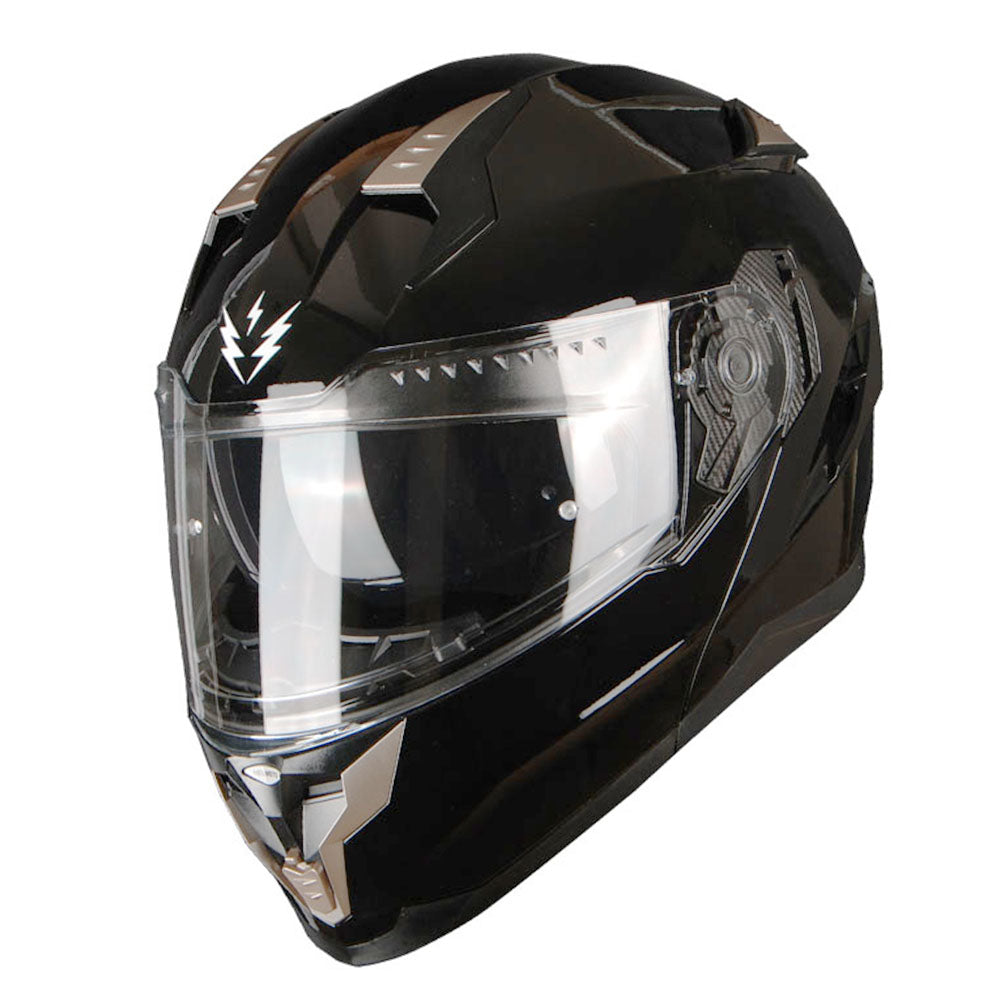 1Storm Motorcycle Modular Full Face Helmet Flip up Dual Visor Anti Fog Pinlock:  JHA119