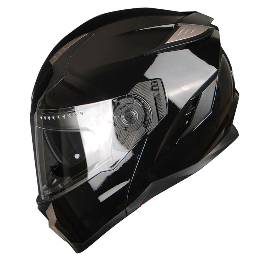1Storm Motorcycle Modular Full Face Helmet Flip up Dual Visor Anti Fog Pinlock:  JHA119