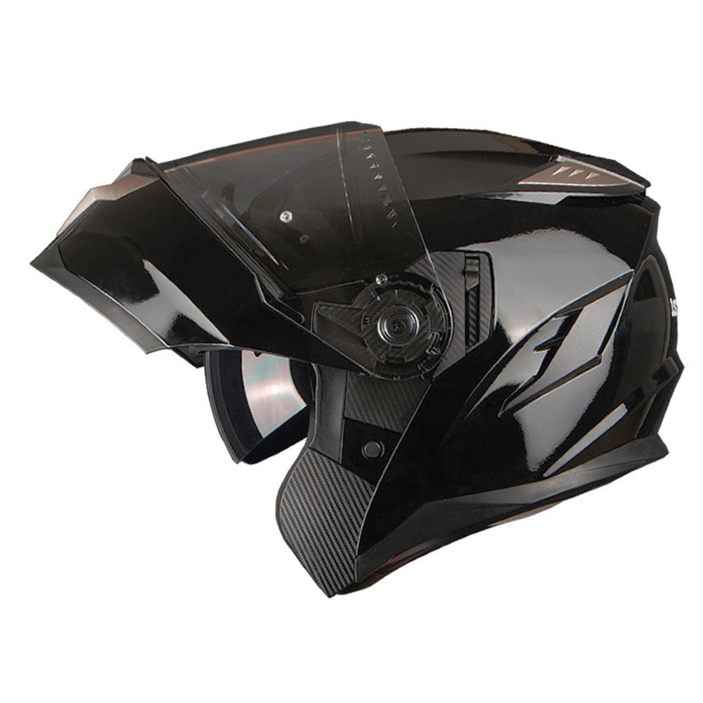 1Storm Motorcycle Modular Full Face Helmet Flip up Dual Visor Anti Fog Pinlock:  JHA119