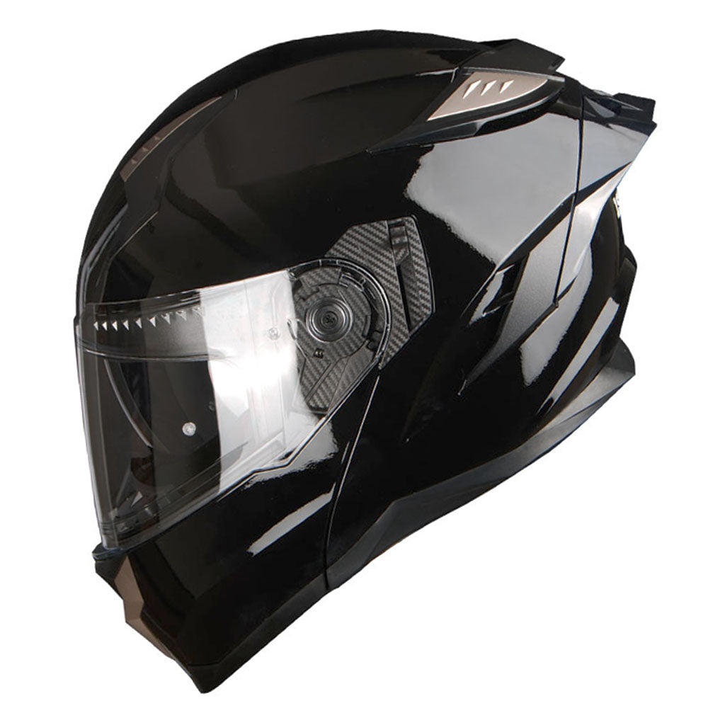 1Storm Motorcycle Modular Full Face Helmet Flip up Dual Visor Anti Fog Pinlock:  JHA119