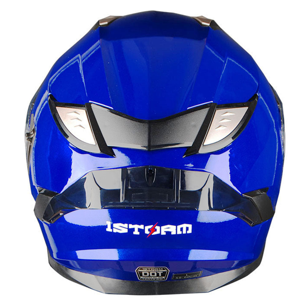 1Storm Motorcycle Modular Full Face Helmet Flip up Dual Visor Anti Fog Pinlock:  JHA119