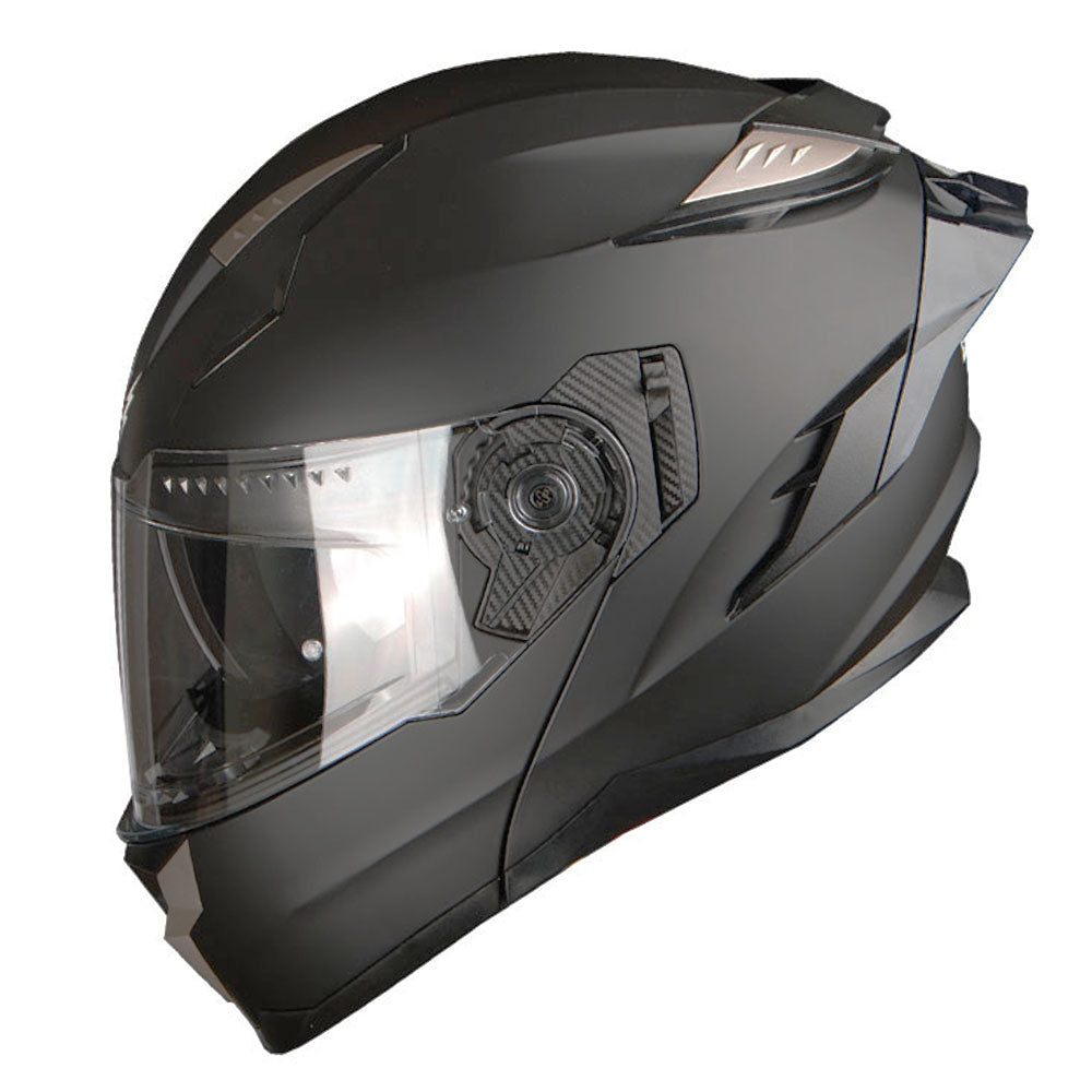 1Storm Motorcycle Modular Full Face Helmet Flip up Dual Visor Anti Fog Pinlock:  JHA119