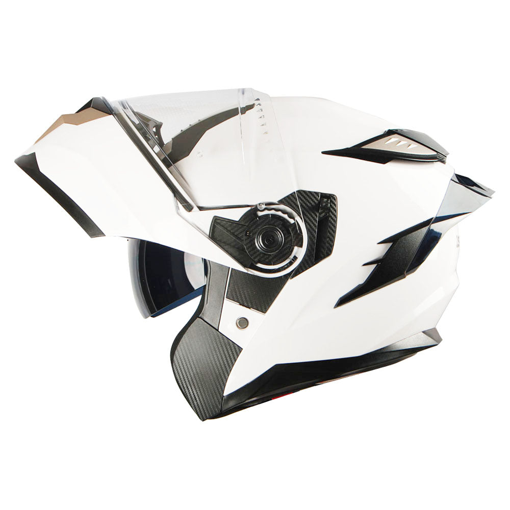 1Storm Motorcycle Modular Full Face Helmet Flip up Dual Visor Anti Fog Pinlock:  JHA119