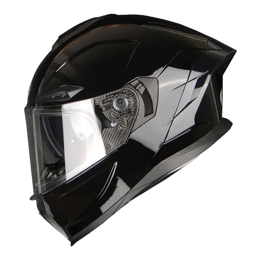 1Storm Motorcycle Full Face Helmet Dual Lens/Sun Visor + Motorcycle Bluetooth Headset