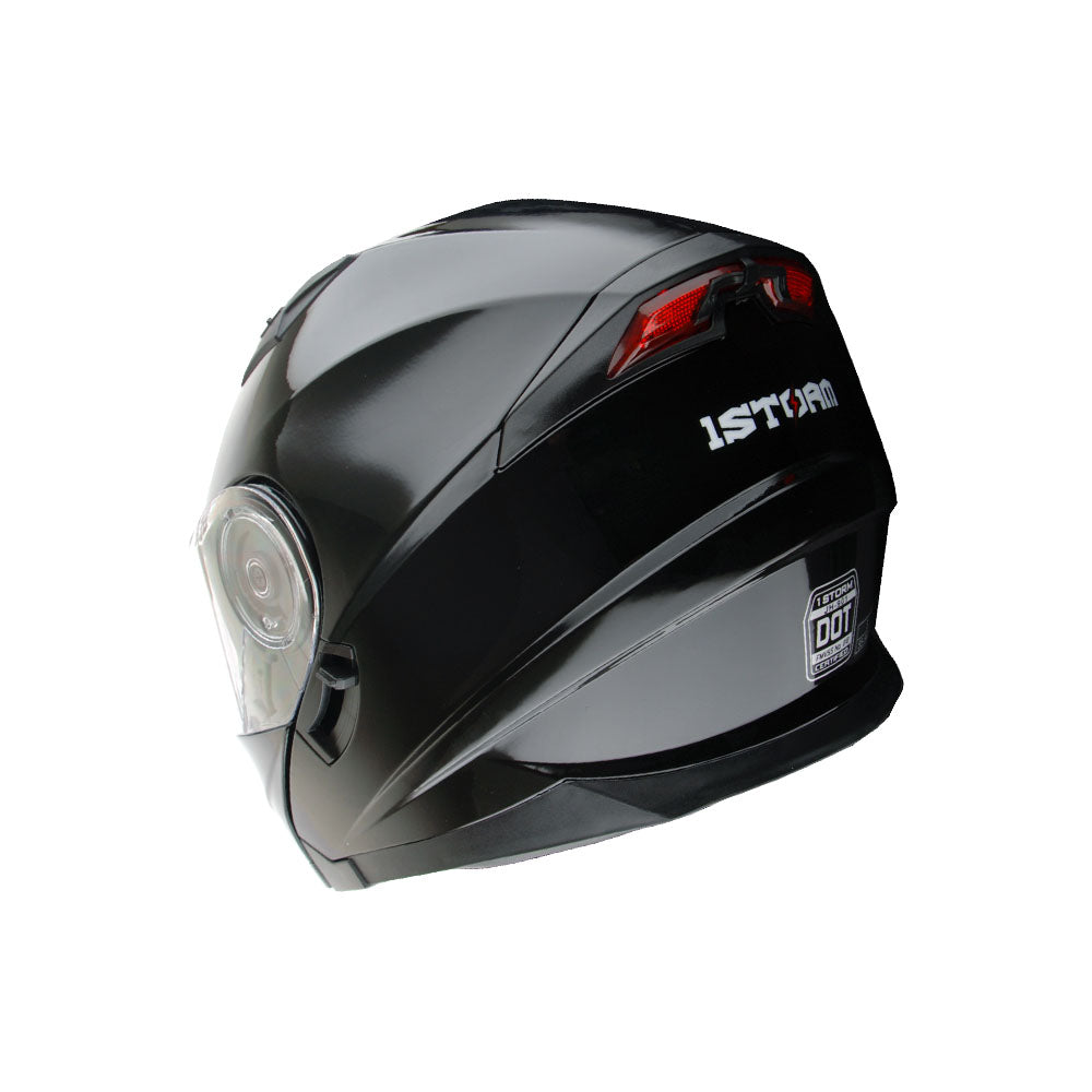1Storm Motorcycle Modular Dual Visor Modular901 with LED Tail Light