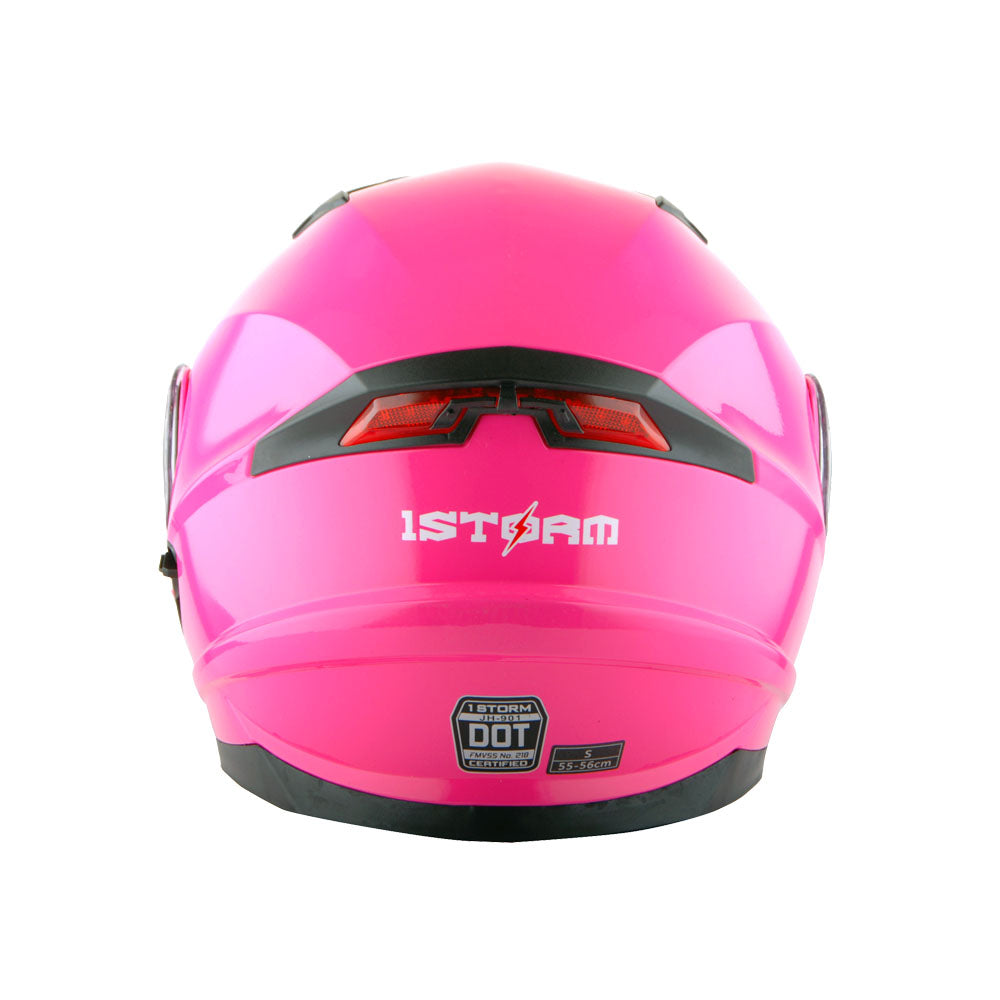 1Storm Motorcycle Modular Dual Visor Modular901 with LED Tail Light