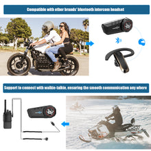 FreedConn KY-Pro Motocycle Helmet Waterproof and Wireless Bluetooth Headset /FM Radio/1000M Intercom/6 Riders Intercom/ Moto Biking & Skiiing/ Universal Pairing with most of other brands bluetooths