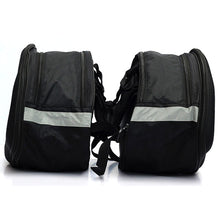 New Motorcycle Bike Waterproof Saddle Bag Helmet Side Luggage Bag GXZ_013 Stealth Black