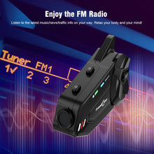 FreedConn Motocycle Helmet Waterproof Wireless Bluetooth Headset & 1080P Camera Recorder R1 Plus E/Dash Cam Camera/FM Radio/1000M Intercom/6 Riders Intercom/2 in 1 microphone;