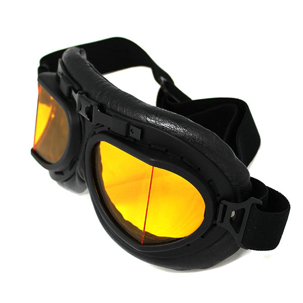 Motorcycle Goggles Scooter Mopeds Half Helmet Vintage Vespa Pilot Aviator Style: GK_T008