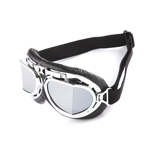 Motorcycle Goggles Scooter Mopeds Half Helmet Vintage Vespa Pilot Aviator Style: GK_T008