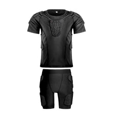 Youth Kids Lycra+EVA Anti-Collision Protective Short Shirt/Pant for Football Baseball Basketball Bike Rugby Snowboard Ski Volleyball