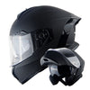 1Storm New Motorcycle Bike Modular Full Face Helmet Dual Visor Sun Shield: NOLED-X90