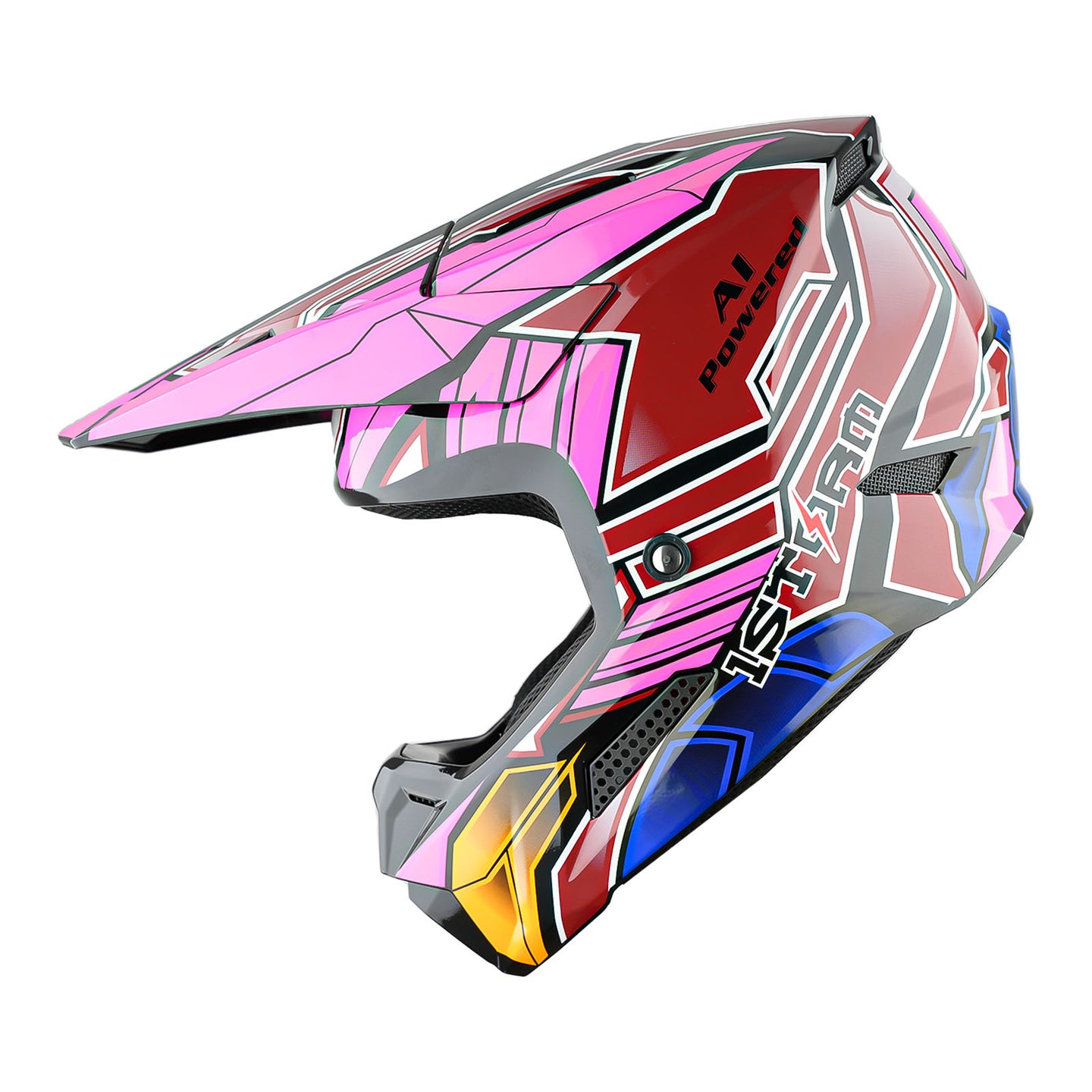 1Storm Youth Motocross Helmet Kids ATV Helmet T602 BMX MX Dirt Bike Go Kart Teenager