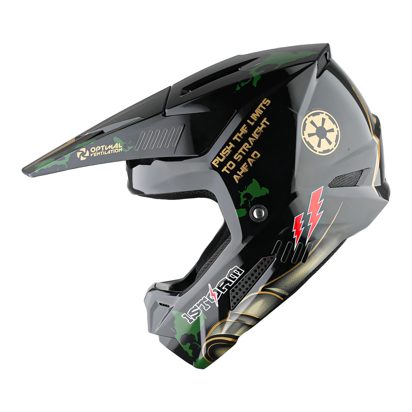 1Storm Youth Motocross Helmet Kids ATV Helmet T602 BMX MX Dirt Bike Go Kart Teenager