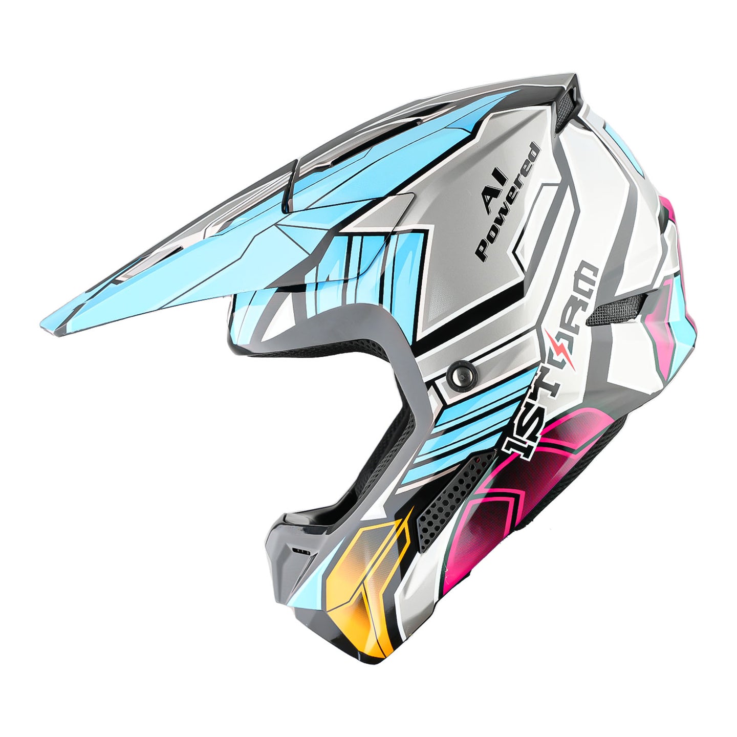 1Storm Youth Motocross Helmet Kids ATV Helmet T602 BMX MX Dirt Bike Go Kart Teenager