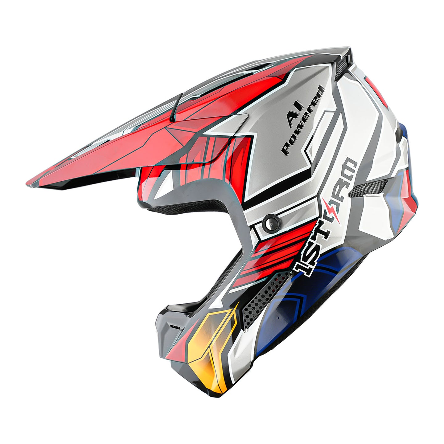 1Storm New Youth Kids BMX MX Bike Helmet Motocross Helmet Teenager T602 + Goggles + Gloves Bundle