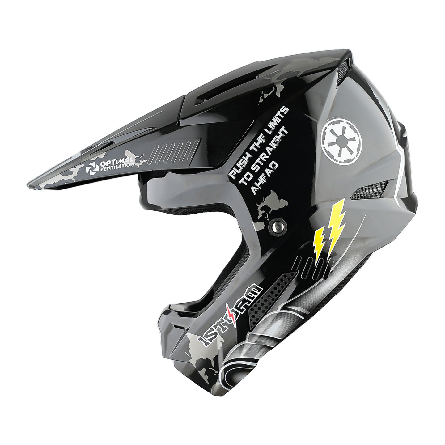 1Storm New Youth Kids BMX MX Bike Helmet Motocross Helmet Teenager T602 + Goggles + Gloves Bundle