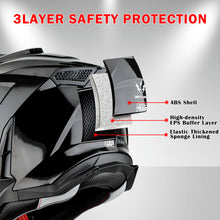 1Storm New Motorcycle Motocross Helmet Dual Sport Off Road Full Face Helmet DS008