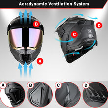 1Storm New Motorcycle Motocross Helmet Dual Sport Off Road Full Face Helmet DS008
