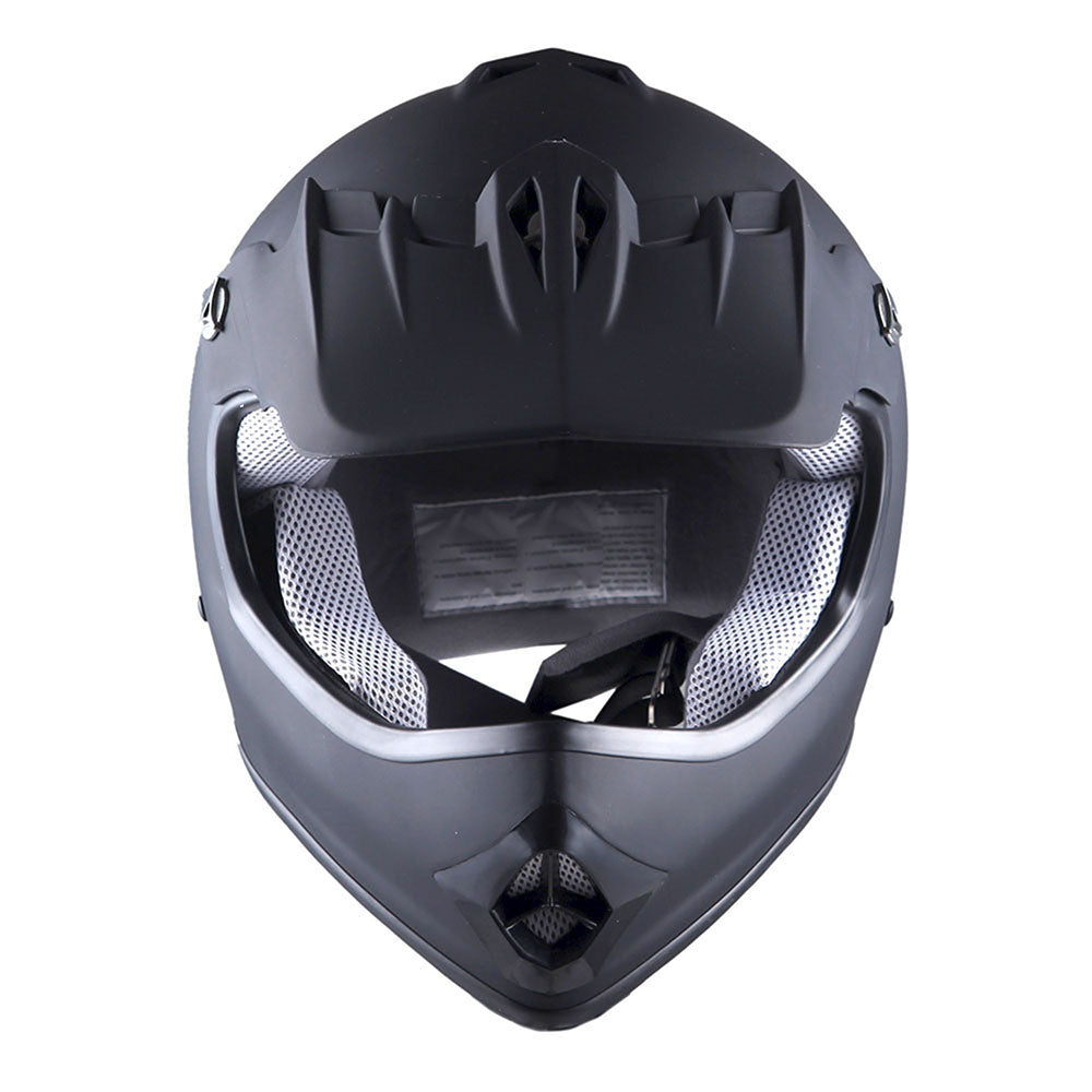 WOW Youth Motocross Helmet Kids Motorcycle Helmet HBOY + Goggles + MG Youth Glove Bundle