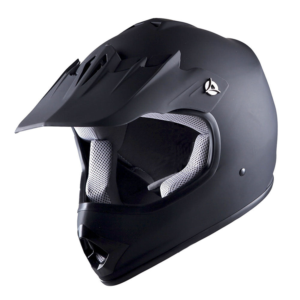 WOW Youth Motocross Helmet Kids Motorcycle Helmet HBOY + Goggles + MG Youth Glove Bundle
