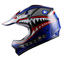 WOW Youth Motocross Helmet Kids Motorcycle Helmet HBOY + Goggles + MG Youth Glove Bundle
