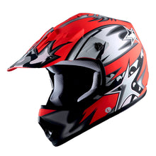 WOW Youth Motocross Helmet Kids Motorcycle Helmet HBOY + Goggles + MG Youth Glove Bundle