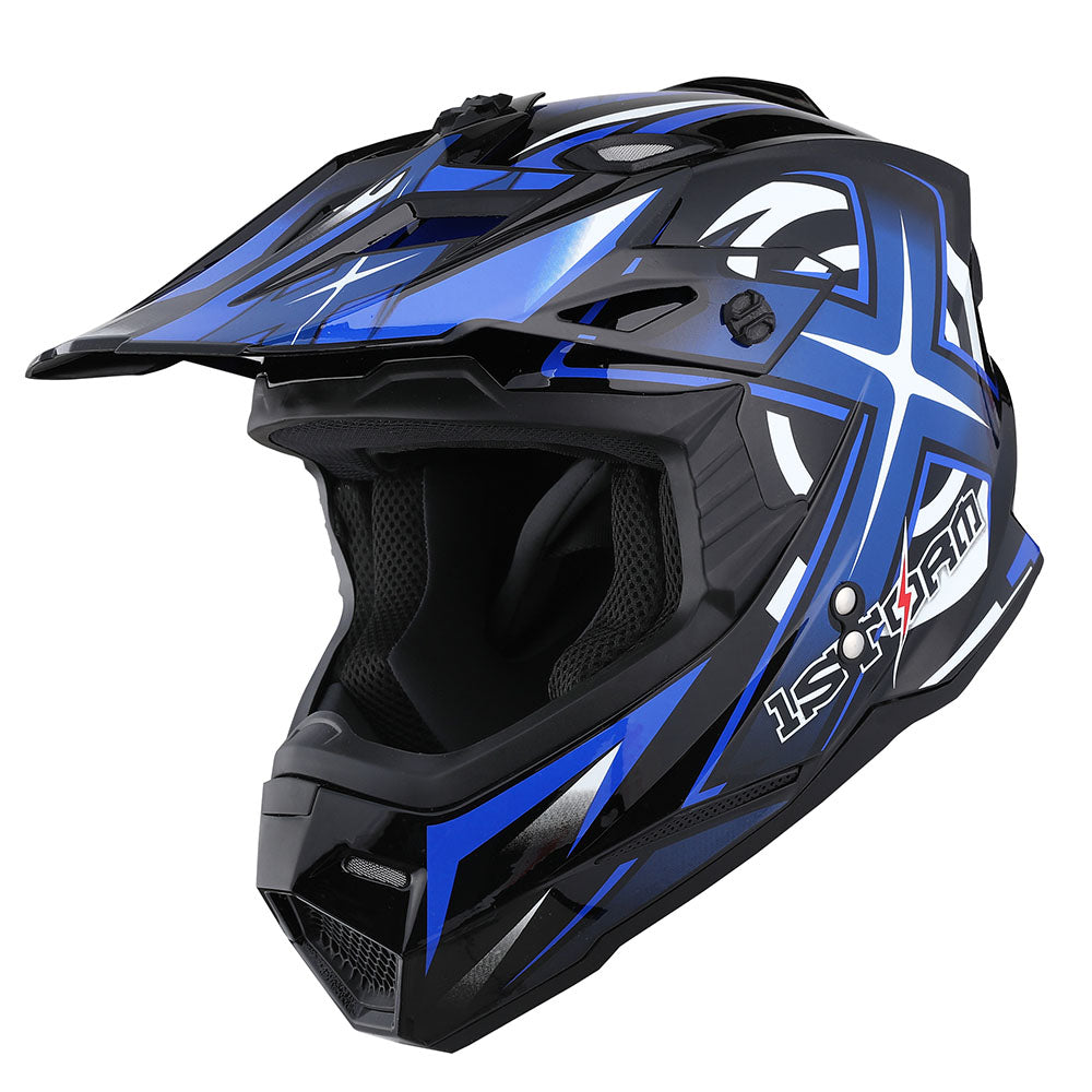 1Storm Youth Kids Motocross Helmet BMX MX Bike Helmet Youth_HF801 Teenager Racing Style
