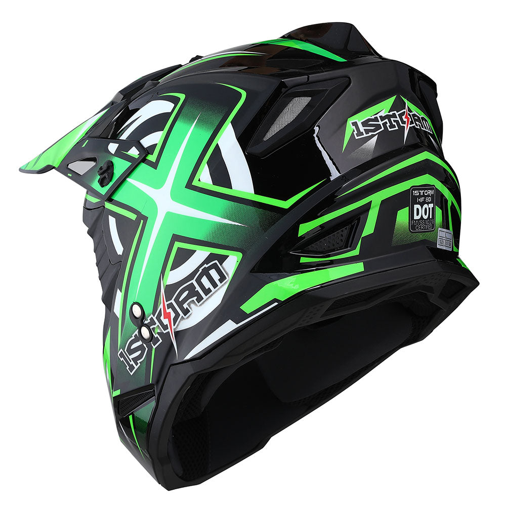 1Storm Youth Kids Motocross Helmet BMX MX Bike Helmet Youth_HF801 Teenager Racing Style