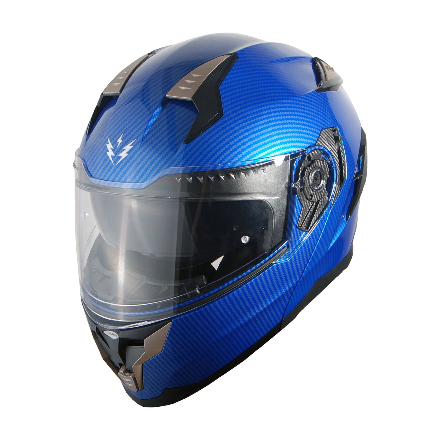 1Storm Motorcycle Modular Full Face Helmet Flip up Dual Visor Anti Fog Pinlock:  JHA119