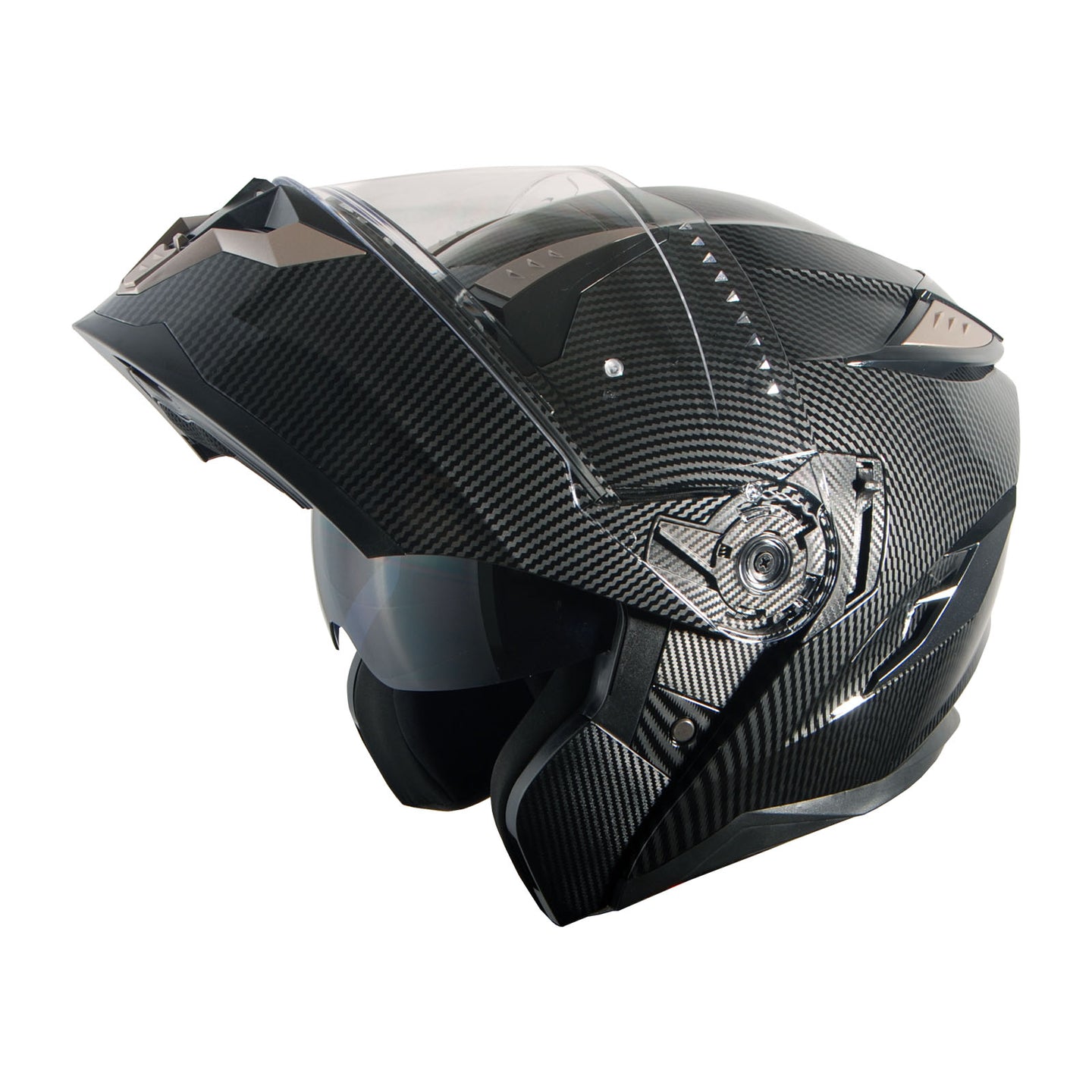 1Storm Motorcycle Modular Full Face Helmet Flip up Dual Visor Anti Fog Pinlock:  JHA119