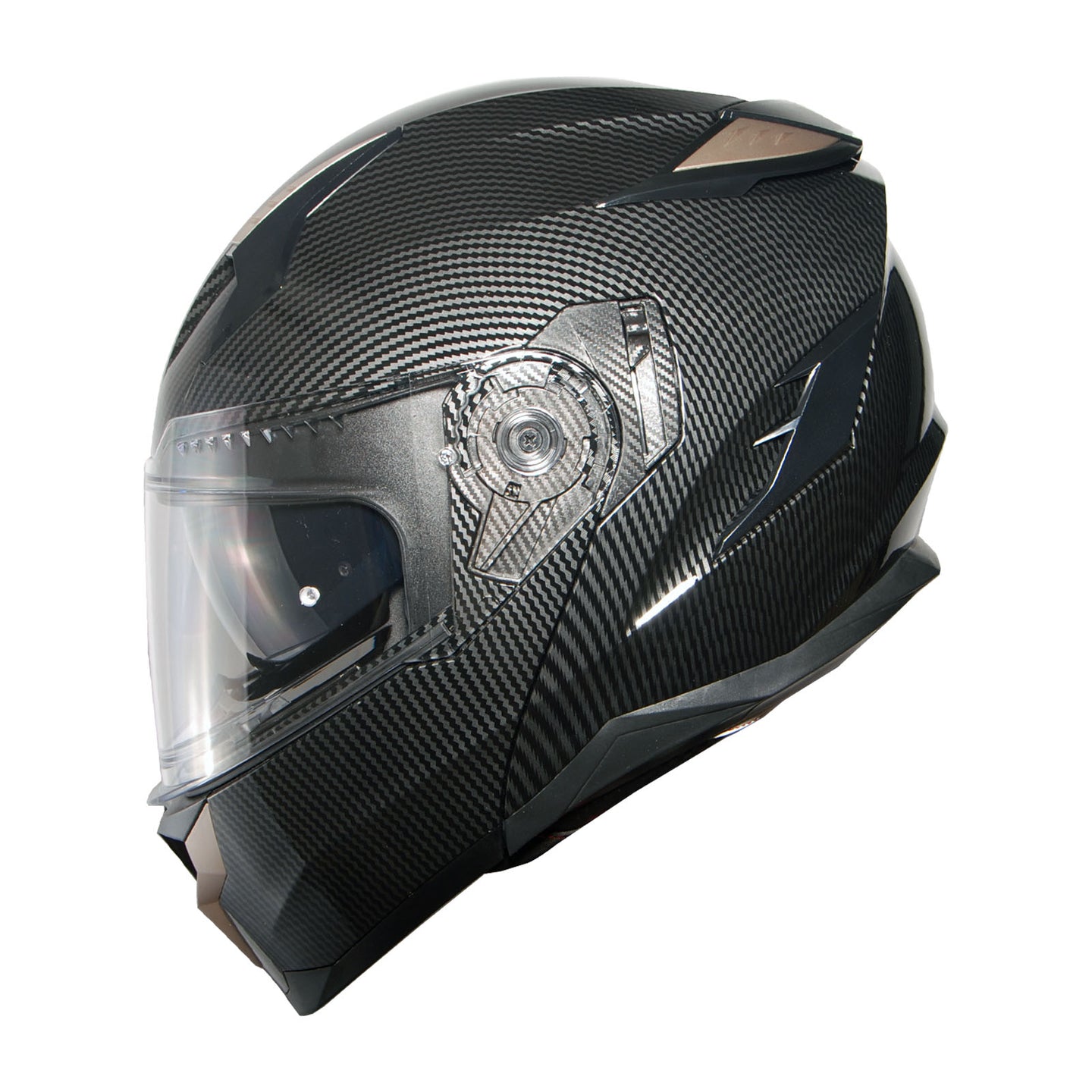 1Storm Motorcycle Modular Full Face Helmet Flip up Dual Visor Anti Fog Pinlock:  JHA119