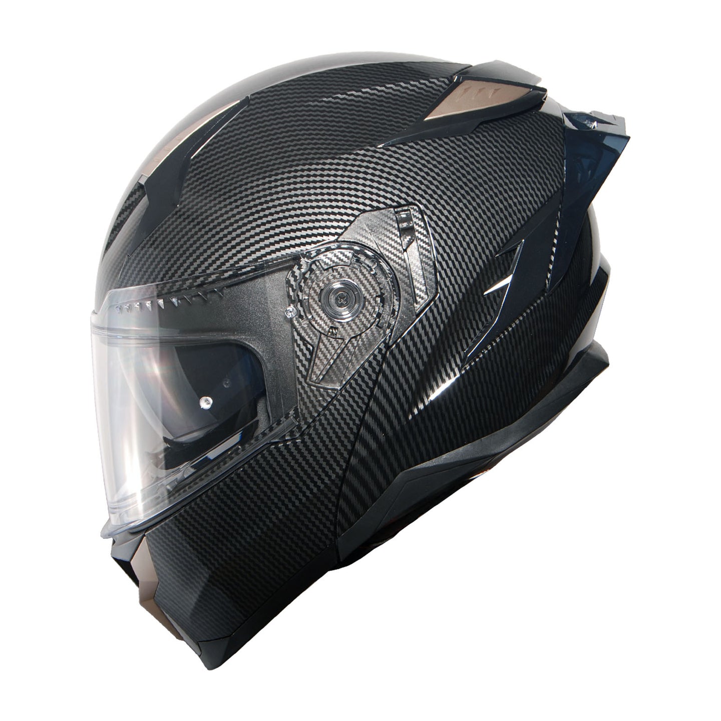 1Storm Motorcycle Modular Full Face Helmet Flip up Dual Visor Anti Fog Pinlock:  JHA119