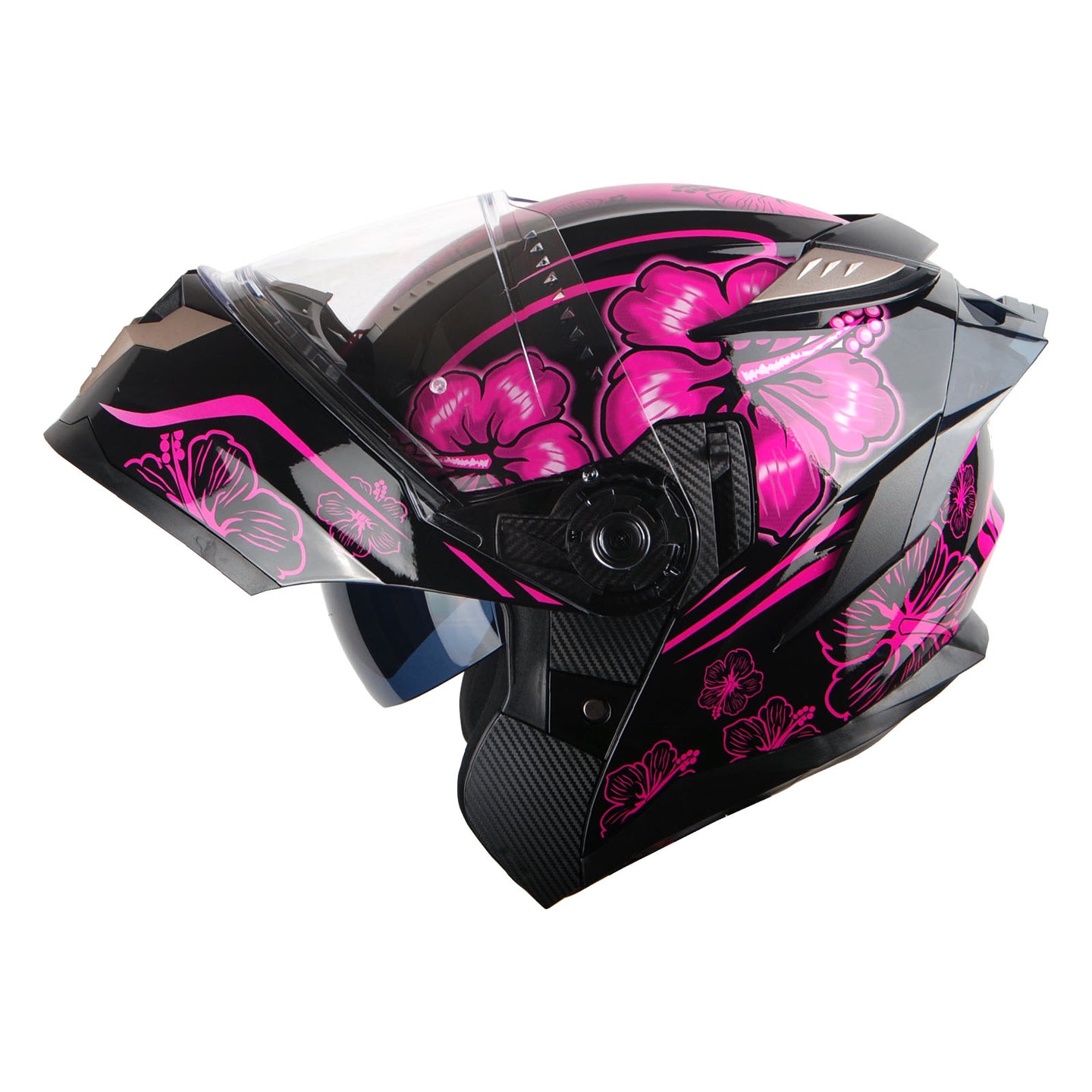 1Storm Motorcycle Modular Full Face Helmet Flip up Dual Visor Anti Fog Pinlock:  JHA119