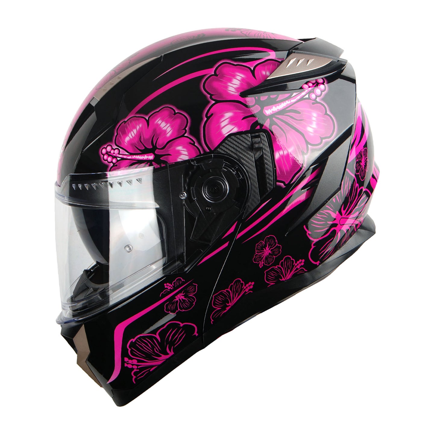 1Storm Motorcycle Modular Full Face Helmet Flip up Dual Visor Anti Fog Pinlock:  JHA119