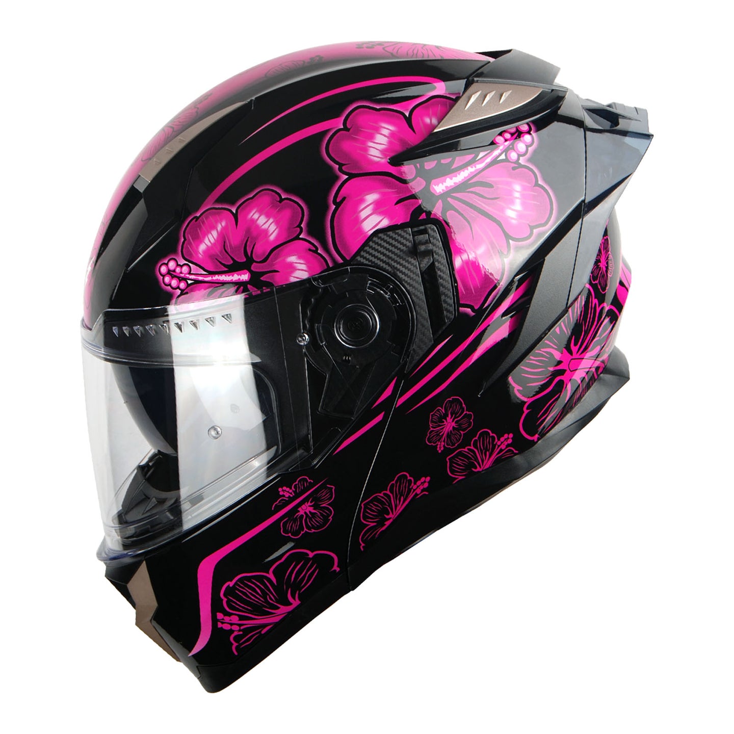 1Storm Motorcycle Modular Full Face Helmet Flip up Dual Visor Anti Fog Pinlock:  JHA119