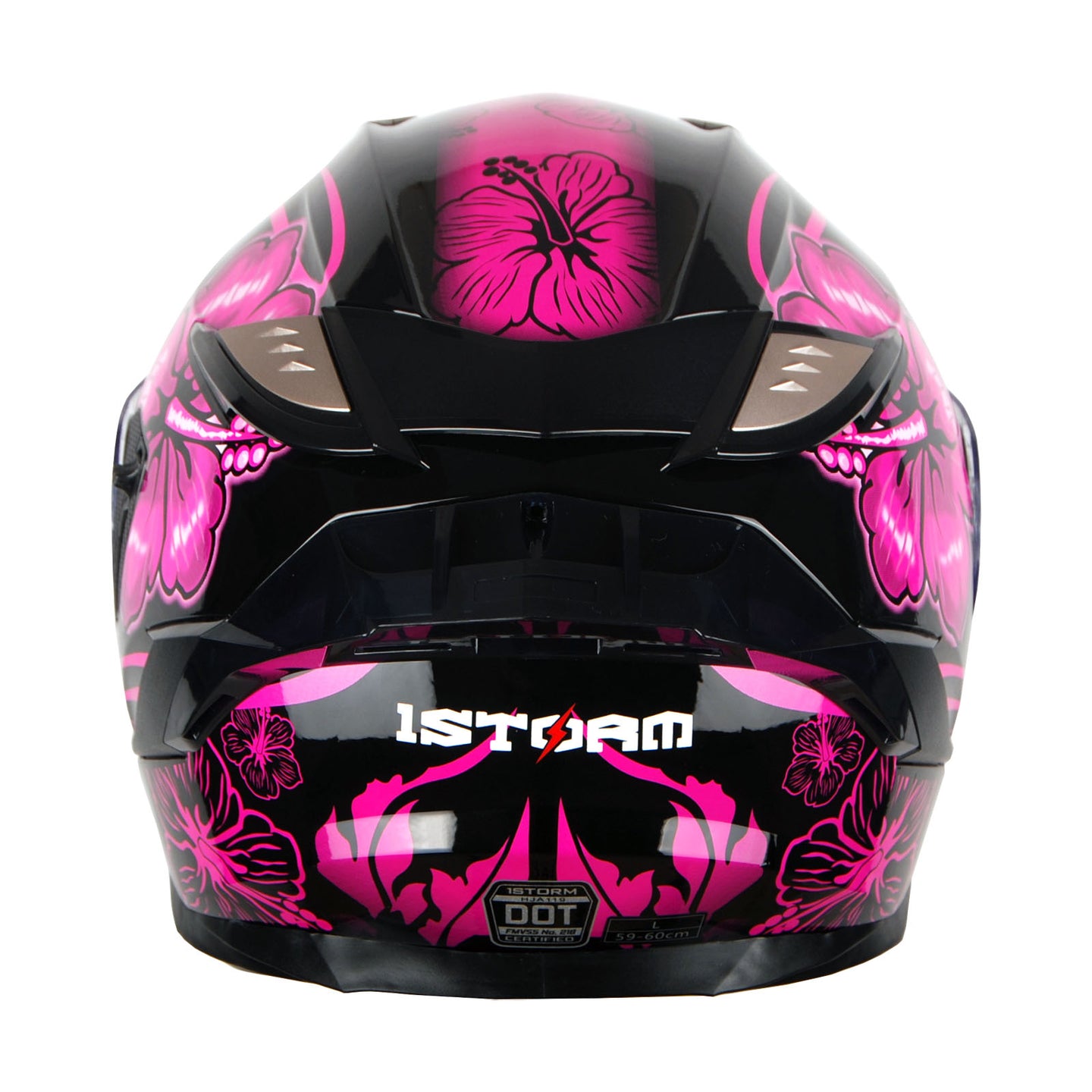 1Storm Motorcycle Modular Full Face Helmet Flip up Dual Visor Anti Fog Pinlock:  JHA119