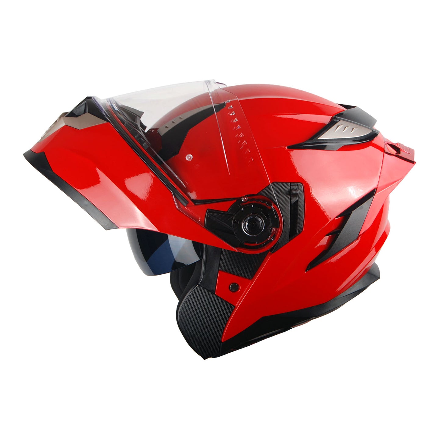 1Storm Motorcycle Modular Full Face Helmet Flip up Dual Visor Anti Fog Pinlock:  JHA119