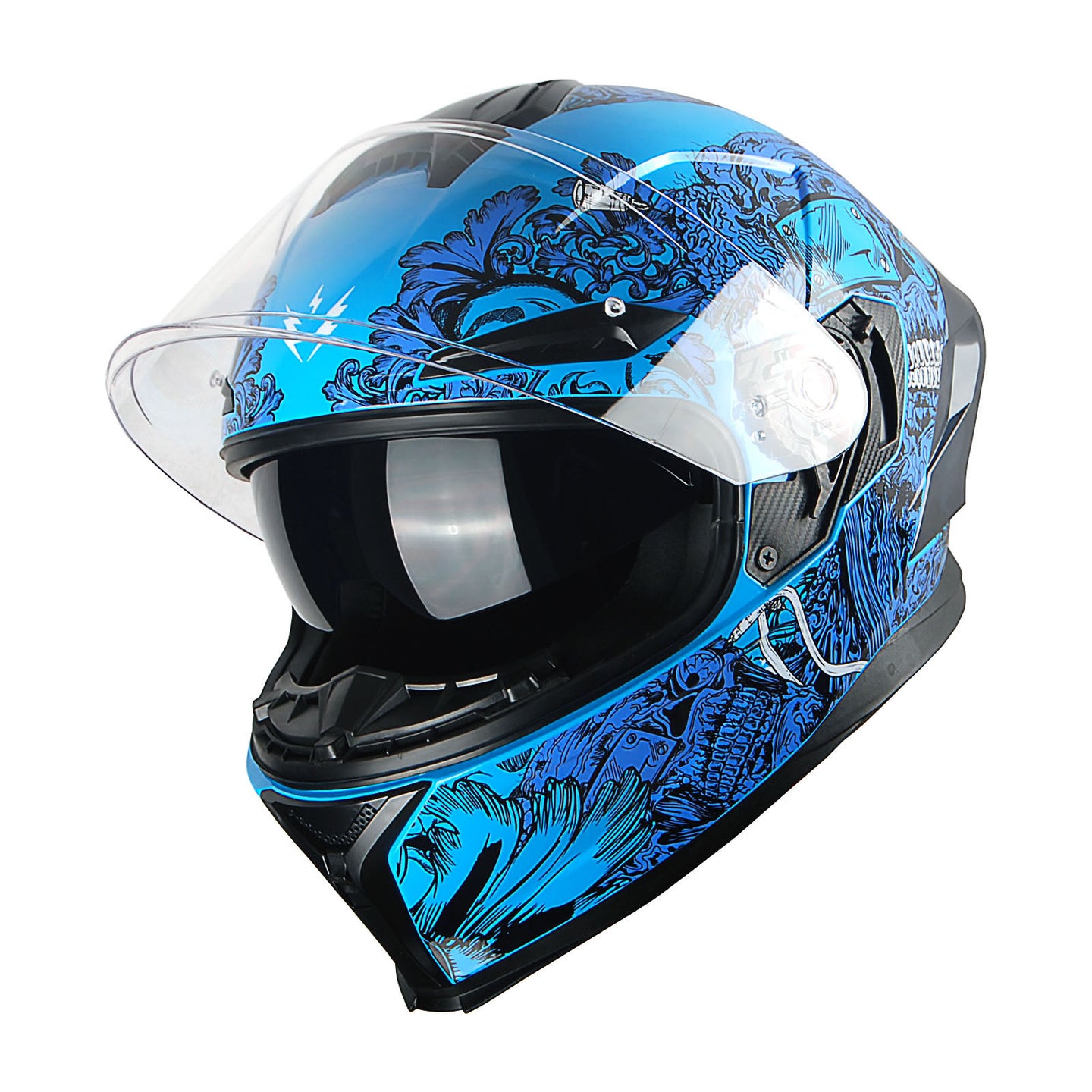 1Storm Motorcycle Full Face Helmet Dual Visor: HJAH15