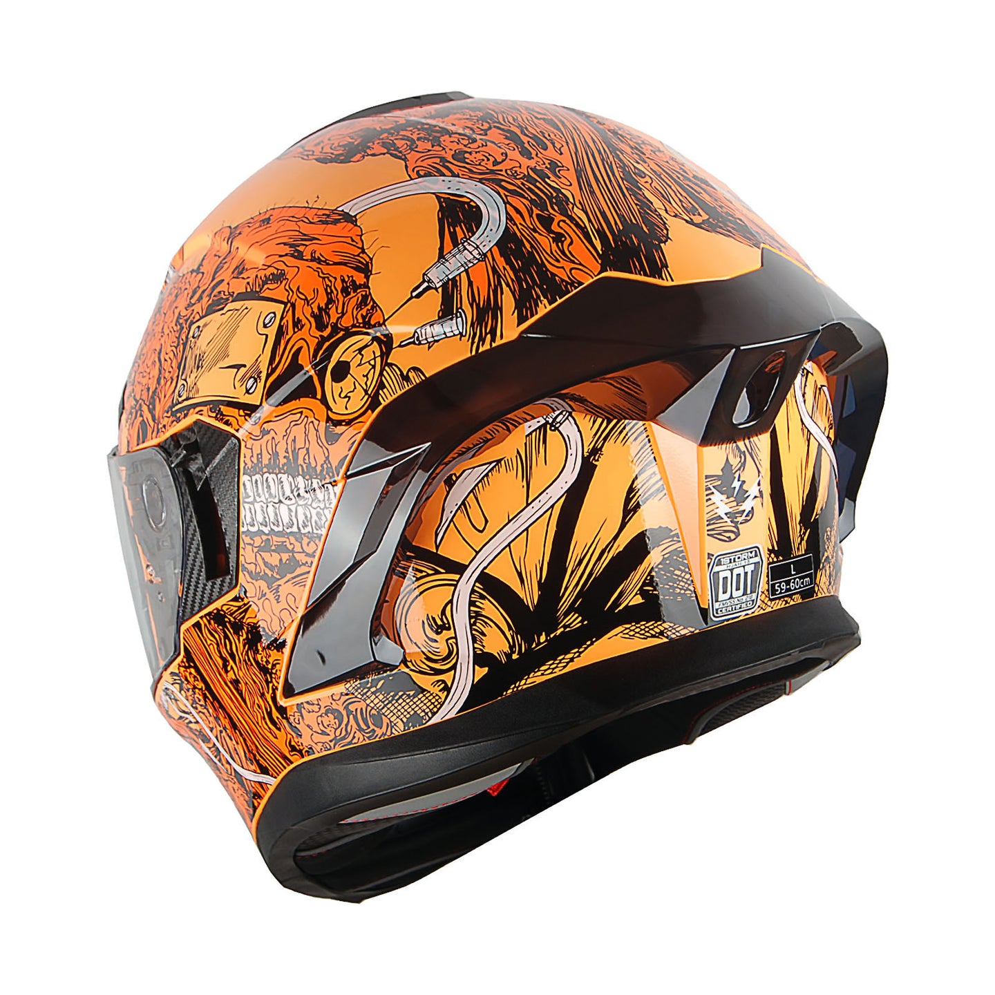 1Storm Motorcycle Full Face Helmet Dual Visor: HJAH15 – 1Storm Helmet