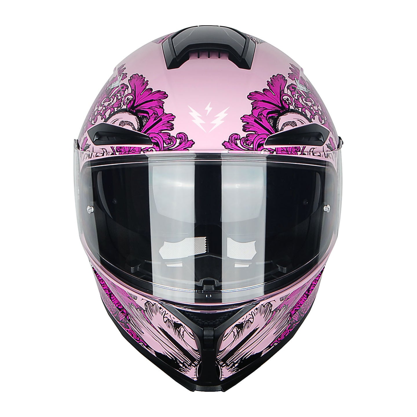 115pink pink dot german motorcycle helmet 1Storm Motorcycle Full Face Helmet Dual Visor: HJAH15 – 1Storm Helmet