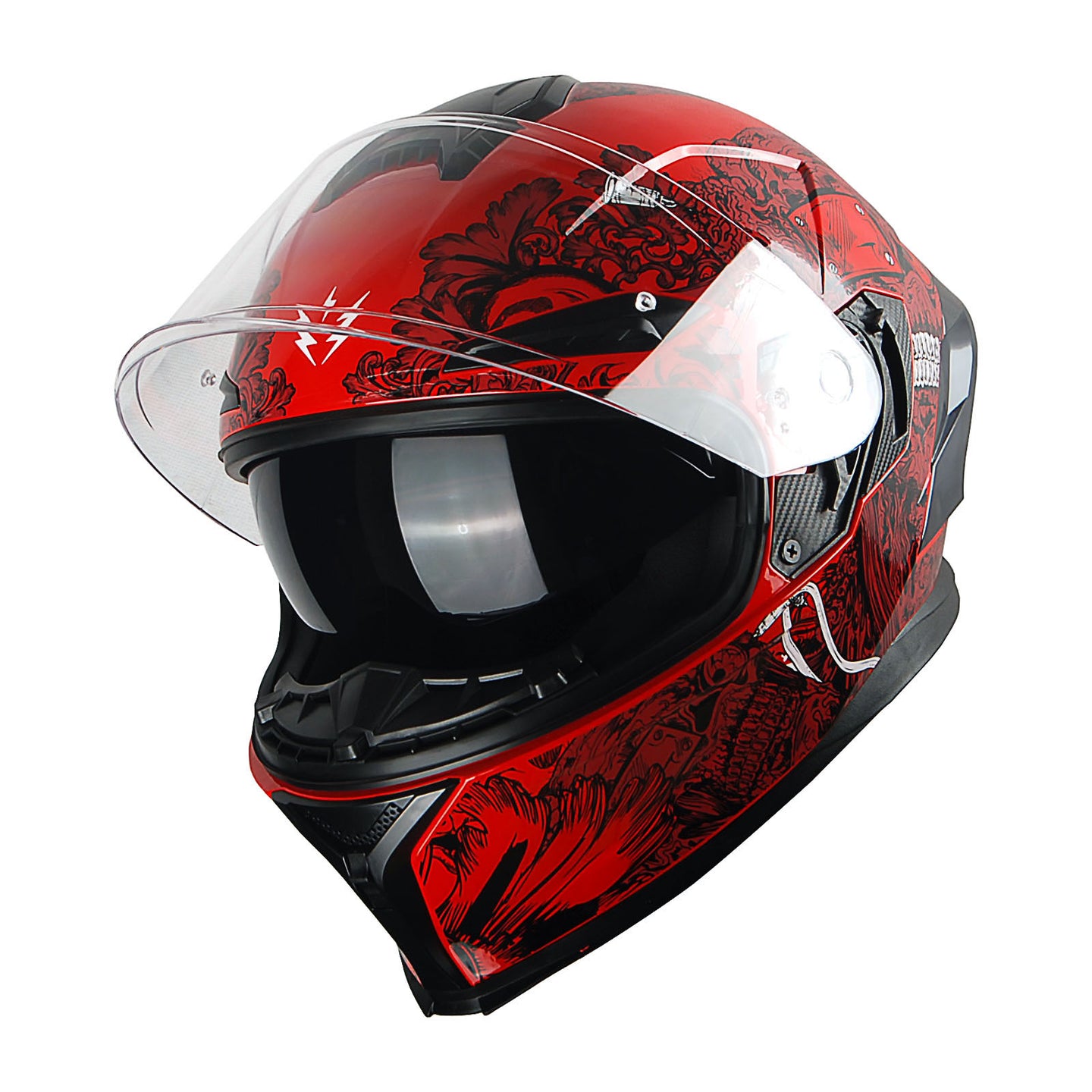 1Storm Motorcycle Full Face Helmet Dual Visor: HJAH15