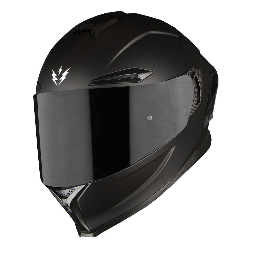 1Storm Motorcycle Full Face Helmet DOT Adults Street Bike Dual Visor Sun Inner Shield with One Extra Clear Shield: HJAH15