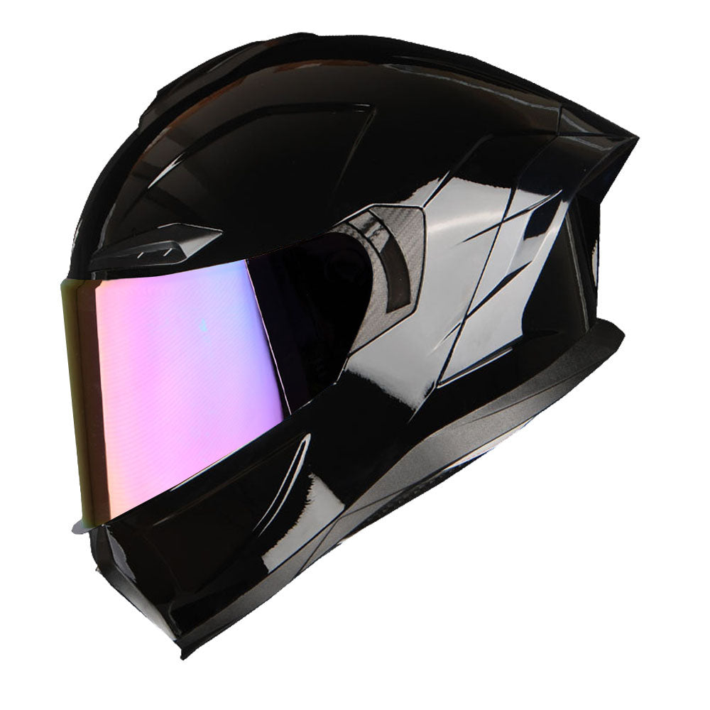 1Storm Motorcycle Full Face Helmet DOT Adults Street Bike Dual Visor Sun Inner Shield with One Extra Clear Shield: HJAH15