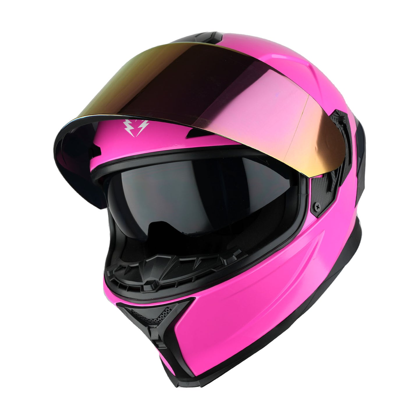 1Storm Motorcycle Full Face Helmet DOT Adults Street Bike Dual Visor Sun Inner Shield with One Extra Clear Shield: HJAH15
